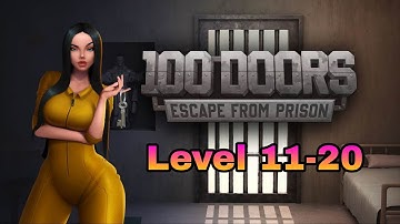 100 door escape from prison level 11-20 Walkthrough 