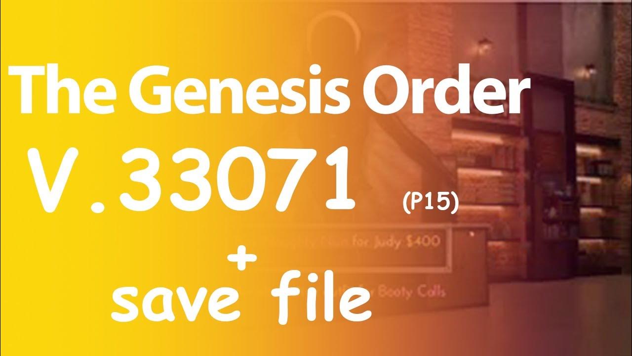 The genesis order game. The genesis order game