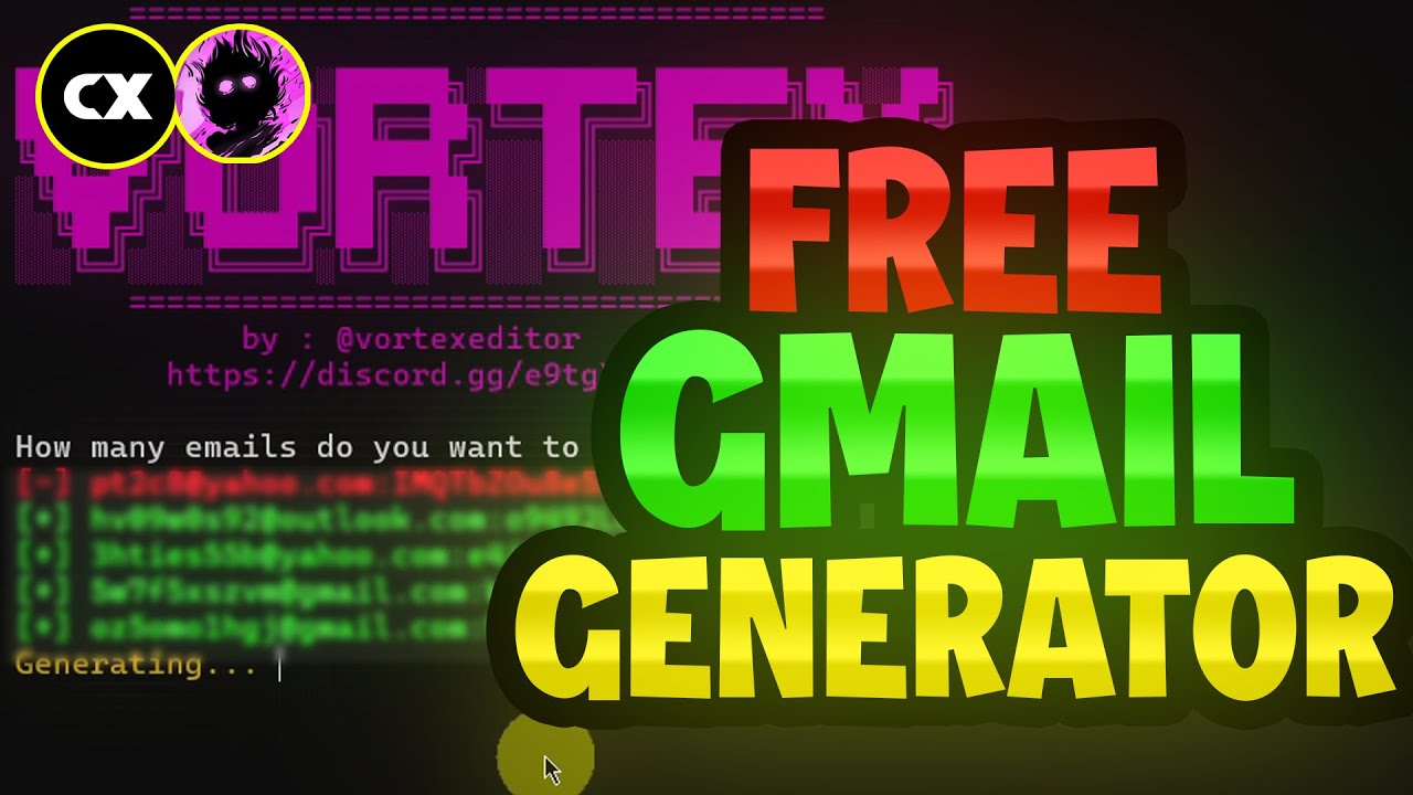 Fake Email Generator For Free! | VortexCrypX |