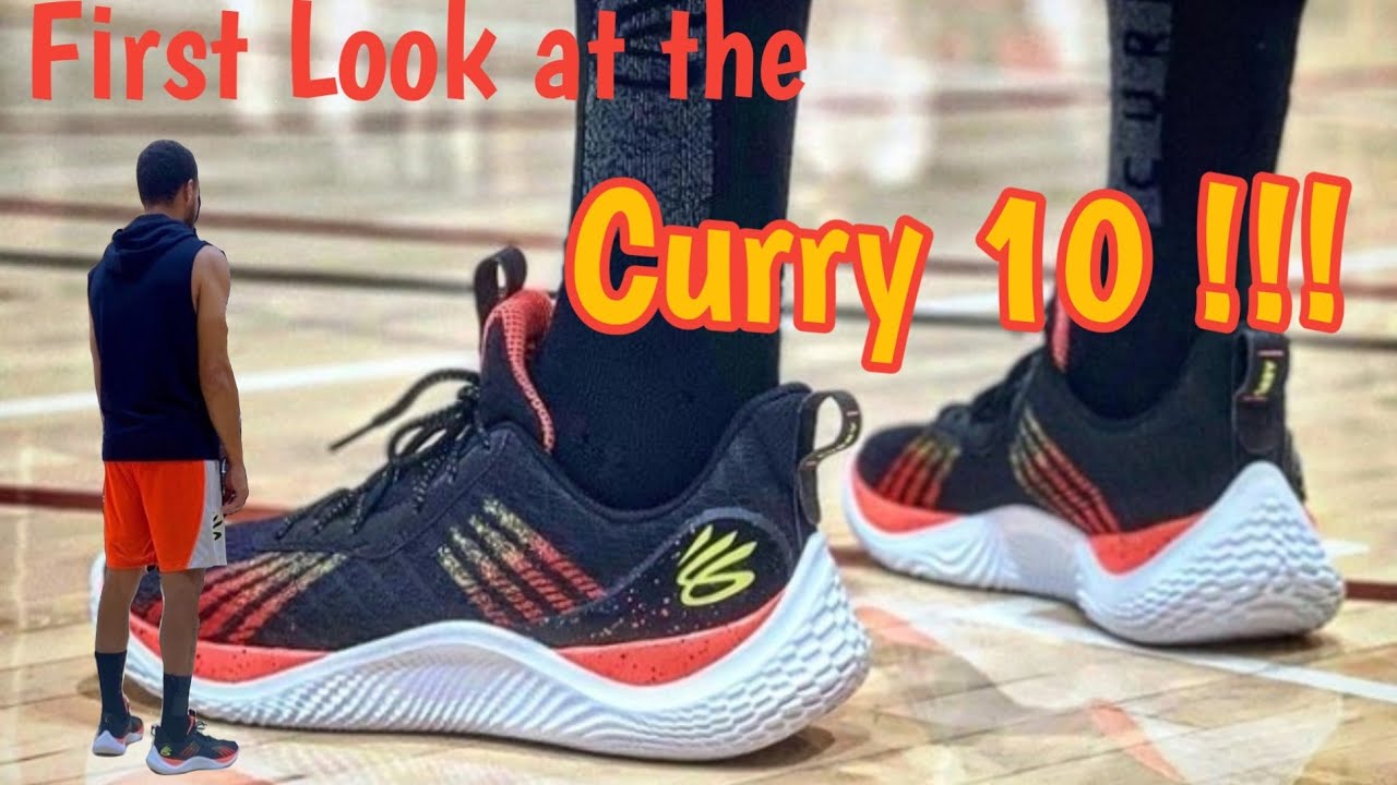 Curry 10 !!! First Look at the Steph Curry 10th Signature shoes !!! # ...