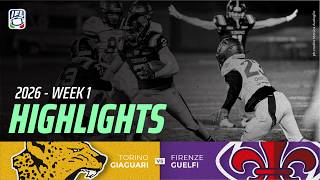 HIGHLIGHTS - Week 1 - Giaguari Torino vs Guelfi Firenze