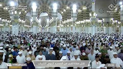 صلاة الفجر للشيخ د. #خالد_المهنا 24 ربيع الأول 1446هـ من سورة الأنبياء 16-35 #المسجد_النبوي 