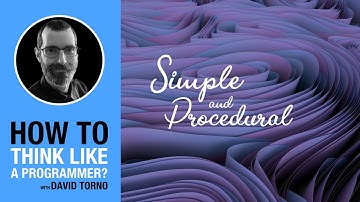 How to Think Like a Programmer? w/ David Torno