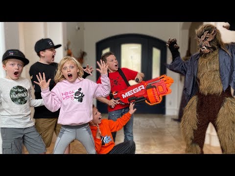 A Werewolf in our house! Ninja Kidz team-up with Extreme Toys
