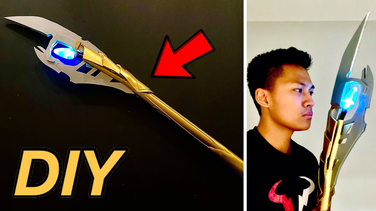 How to: LOKI'S SCEPTER - DIY Foam/Cardboard - YouTube