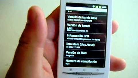 Sony Ericsson X8 con Android 2.3.7 y adobe flash 10.3