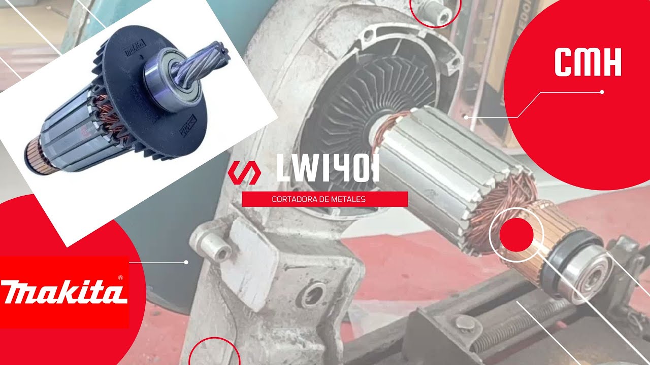 CAMBIO DE ARMADURA CORTADORA DE METALES 