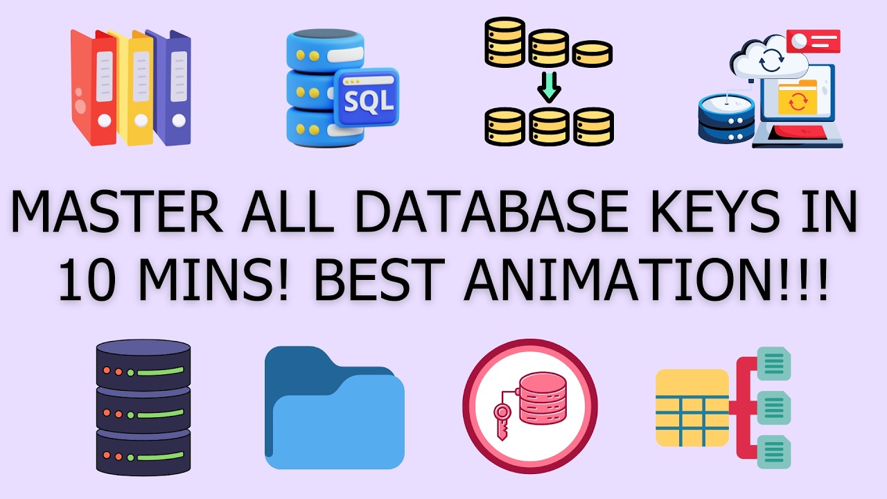 Master Database Keys in 12 Minutes (All 7 Types Explained) - YouTube