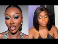 "I Tried Recreating Vanessa Gyimah's Soft Glam Makeup / Dark Skin Tutorial"