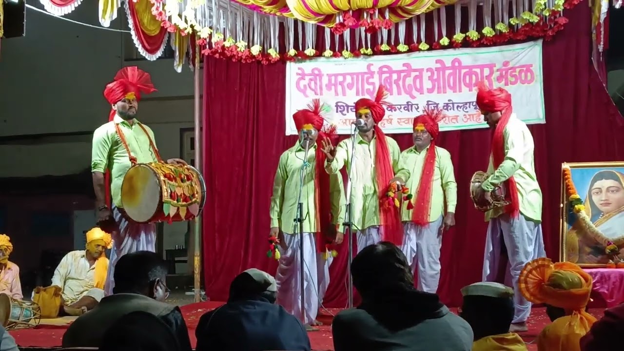 शिये मैदान संत बाळूमामा ओविकार मंडळ खुपिरे बाळु मामा ग्रंथला द्वितीय क्रमांक शाहीर बाळु कोकिळा 