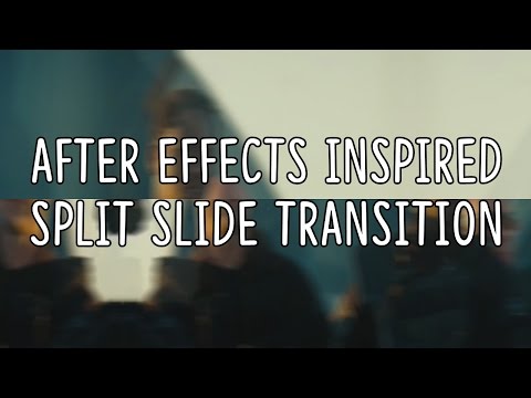 AE Split Slide Transition | Sony Vegas Pro Tutorial