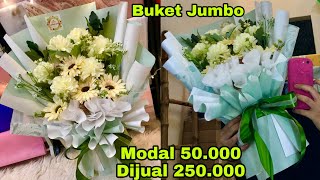 CARA MEMBUAT BUCKET BUNGA SENDIRI DIRUMAH!! COCOK DIJUAL LAGI DENGAN UNTUNG MELIMPAH!! GAMPANG!!