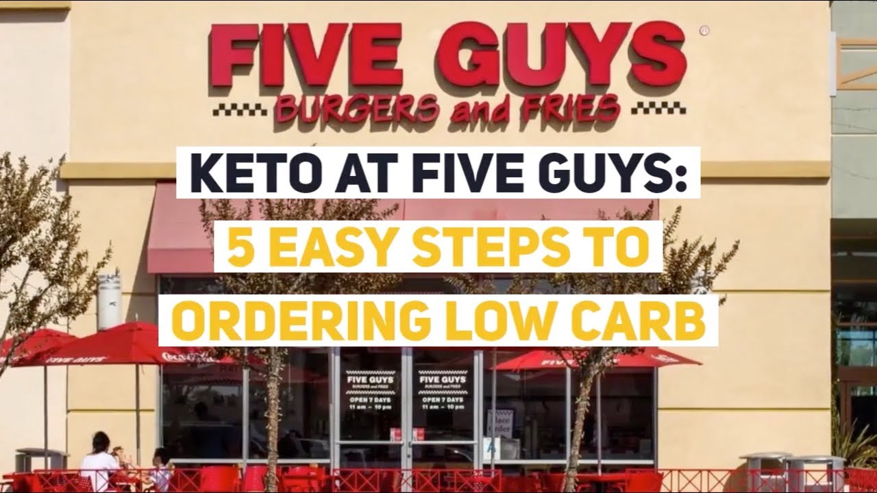 Keto at Five Guys 5 Easy Steps to Ordering Low Carb (+ Meal Combos