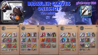 ONESHOT BRAWLER GLOVES The mists #7 | Albion online - giveaway #88