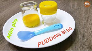 PUDDING BÍ ĐỎ CHO BÉ NHANH TĂNG CÂN (Món phụ cho bé ăn dặm 6m) #167 | HOA RÉ