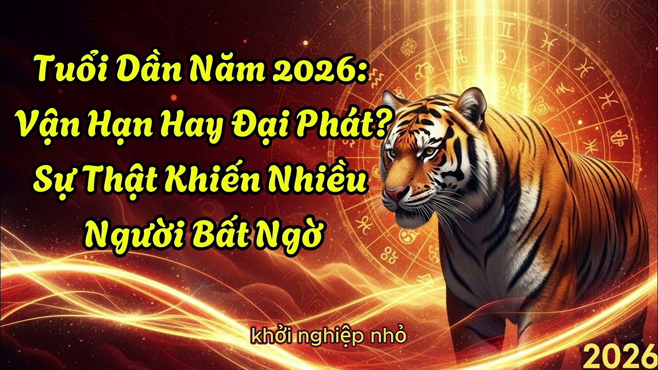 Tuổi Dần Năm 2026: Vận Hạn Hay Đại Phát? Sự Thật Khiến Nhiều Người Bất Ngờ