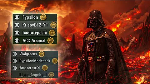 Competitive 4v4 Vader HUMBLES the TOXIC Sabers | HvV #960 | Star Wars Battlefront 2