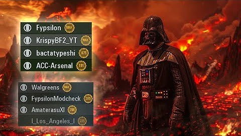 Competitive 4v4 Vader HUMBLES the TOXIC Sabers | HvV #960 | Star Wars Battlefront 2