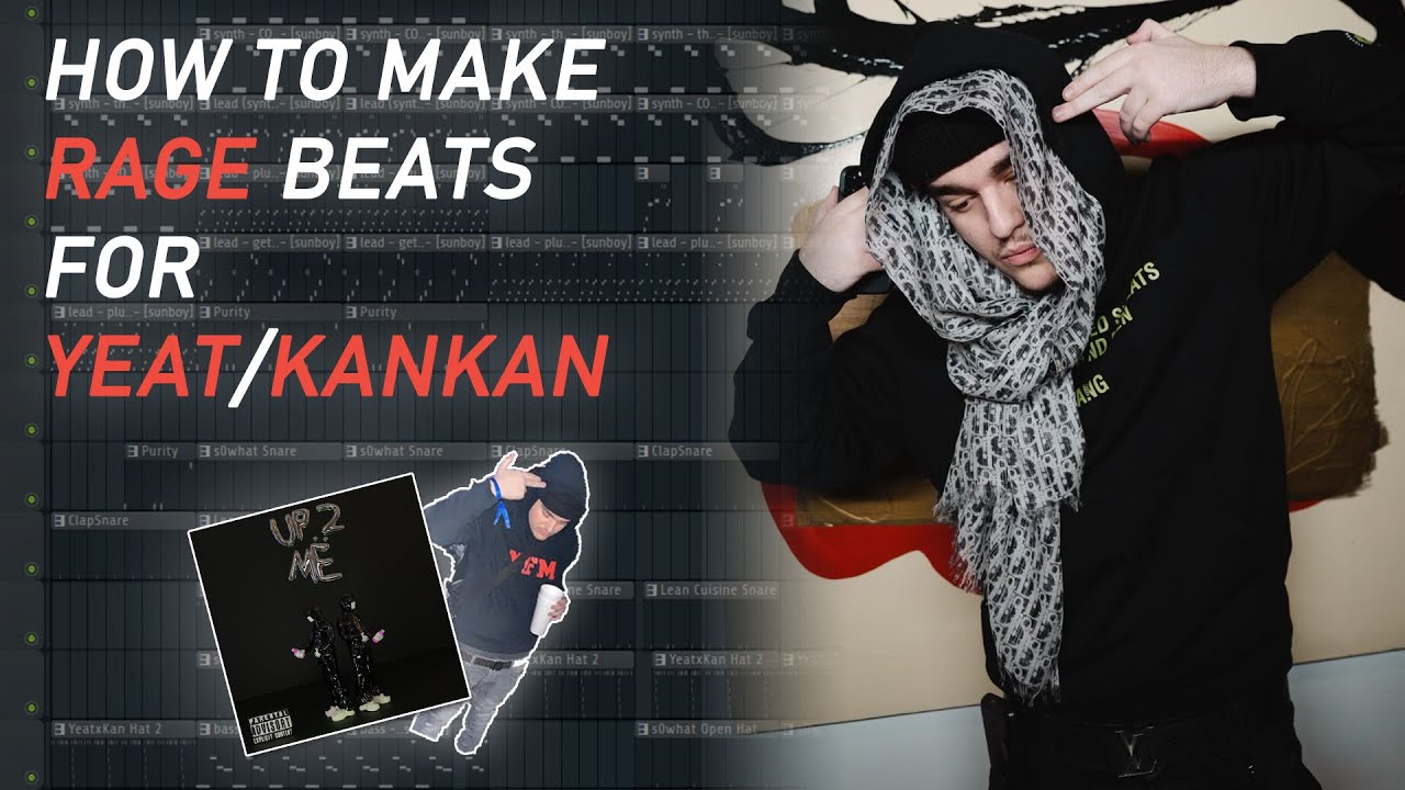 how to make hard RAGE beats for YEAT and KANKAN!! l yeat up2me tutorial