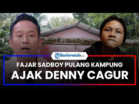 Fajar Sad Boy Pulang Kampung Gorontalo, Ajak Denny Cagur ke Suwawa