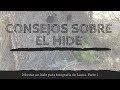 Consejos para utilizar un hide para fotografía Parte I