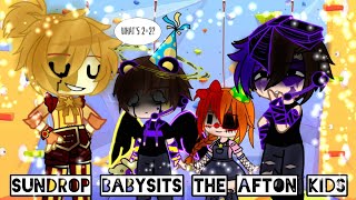 SunDrop and MoonDrop babysit the Afton kids / Fnaf