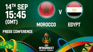 Morocco v Egypt - Press Conference