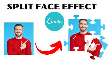 Turn photo into jigsaw puzzles Canva tutorial | Puzzle effect in Canva