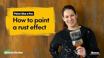 Paint like a Pro - How to paint a rust effect