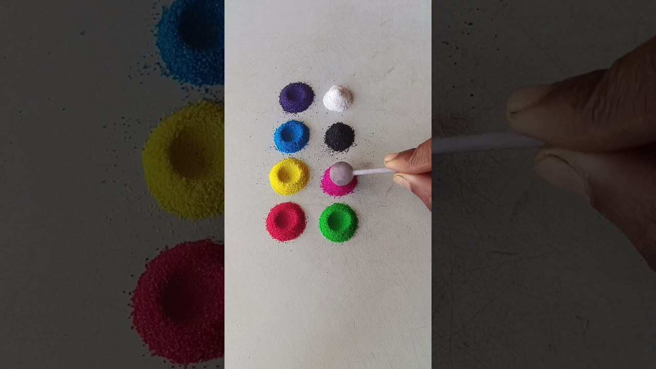 simple Rangoli, satisfying rangoli, Easy rangsatisfying 