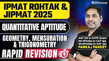 Quants - Rapid Revision for IPMAT Rohtak & JIPMAT 2025 ✍️| Quantitative Aptitude Preparation 🎯📚