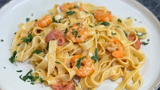 Shrimp Pasta So Easy and Delicious, Even You Can Make It