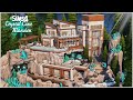 CRYSTAL CAVE MANSION 💎 [No CC] - Sims 4 Speed Build | Kate Emerald