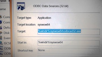 ODBC   Data Sources