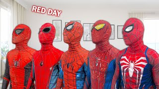 PRO 6 SUPERHERO TEAM || I Have Something Red Color Very Special For You ( Today is RED COLOR DAY )