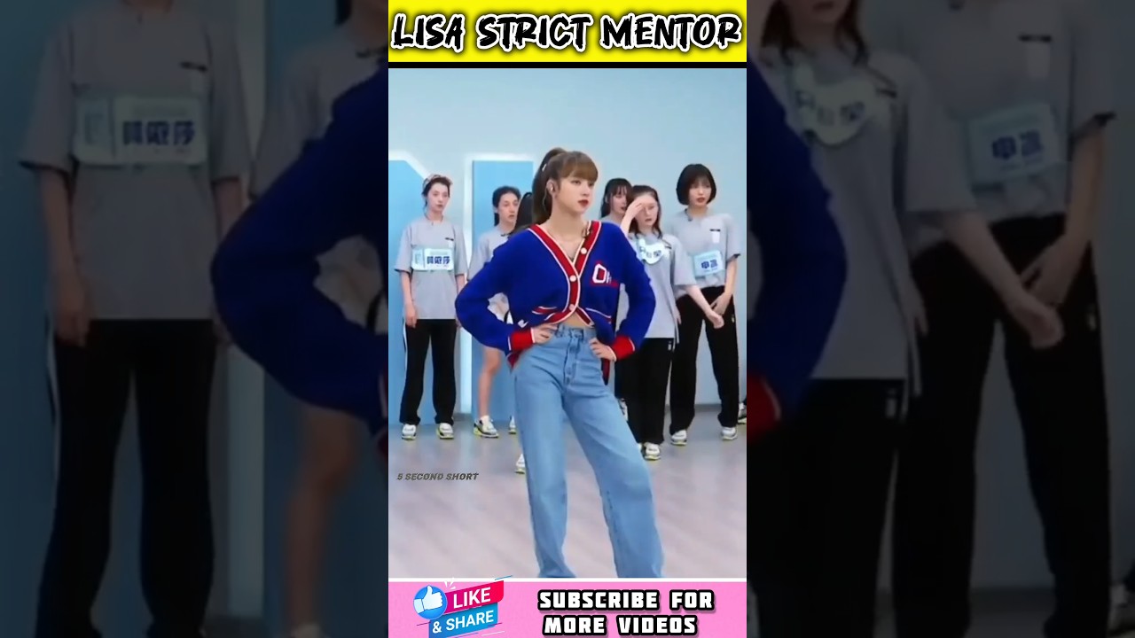 Blackpink Lisa Is A Tough Mentor 🤯 #lisa #blackpink #lalisa