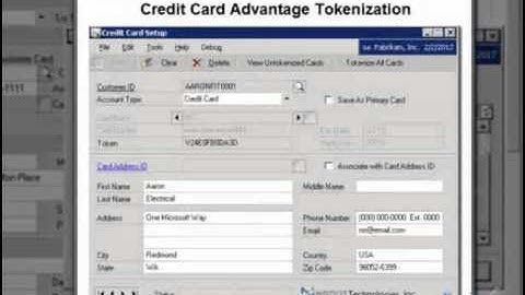 Processing Credit Cards for Cash Receipts in Microsoft Dynamics GP