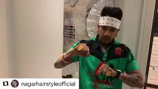 @jazzy B All Eyez on me ! Feat . Roach killa |latest punjabi song hit song shoot time nagarhairstyle Resimi