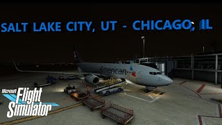737-8 | AAL | SALT LAKE CITY-CHICAGO | DODGING COVECTIVE WX