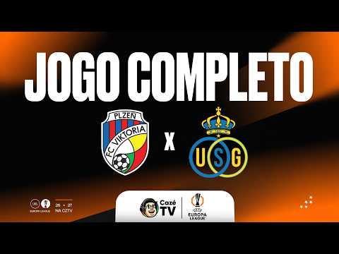 JOGO COMPLETO (SOM AMBIENTE): VIKTORIA PLZEŇ X UNION SAINT-GILLOISE | EUROPA LEAGUE 26/27| 1ª RODADA