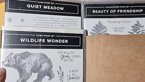 LIVE Stamping onto KRAFT card MASCULINE MONDAY