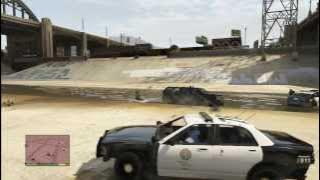 GTA 5 Epic Five Star Wanted Police Rampage/Escape [NO CHEATS]