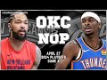 Oklahoma city thunder vs new orleans pelicans full game 4 highlights  apr 27  2024 nba playoffs