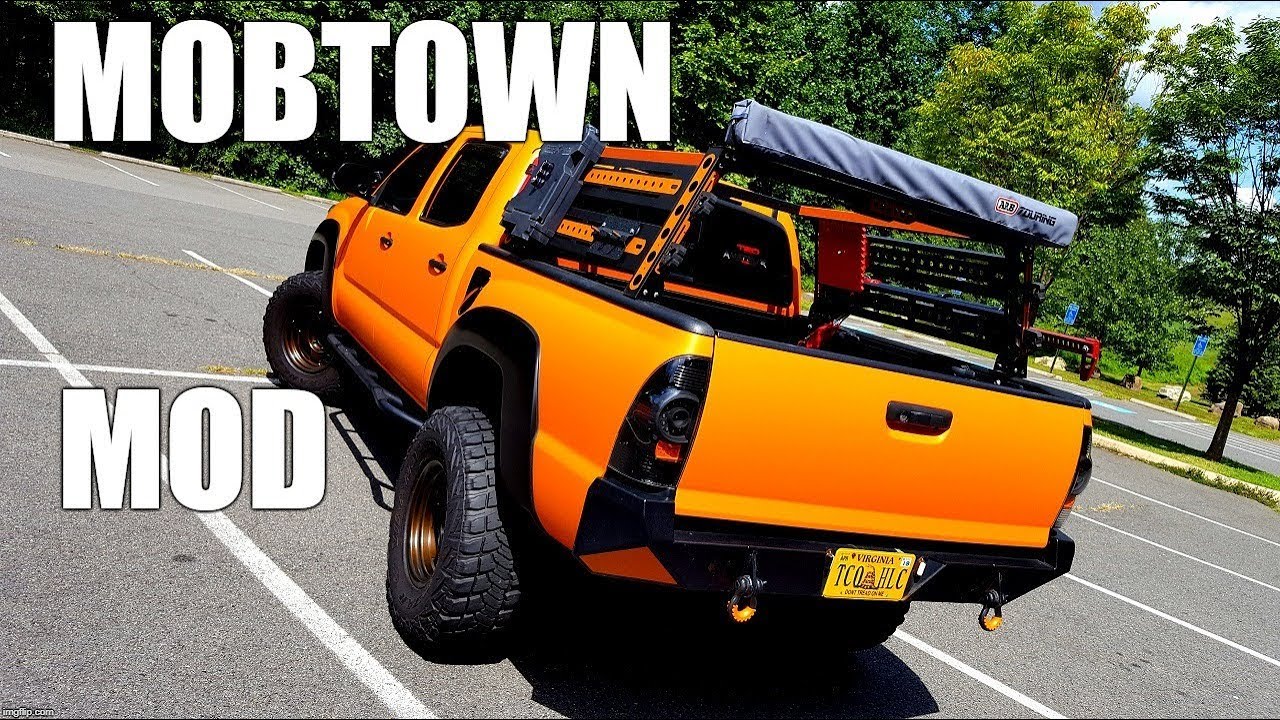 Mobtown Offroad Steel Toyota Tailgate Reinforcement Panel YouTube