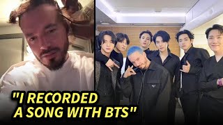 J BALVIN Reveals 'he has already recorded a song' with BTS on Live