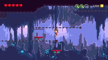 Adventures of Pip 100% Guide Galena Caverns 3-2 (Xbox One)