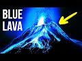 Volcano That Burns Bright Blue and Other Phenomena