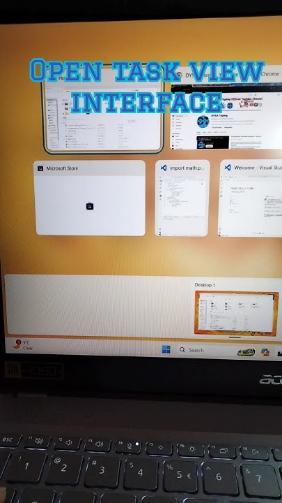 Computer Shortcut Key for open task view interface #shorts #viral # ...