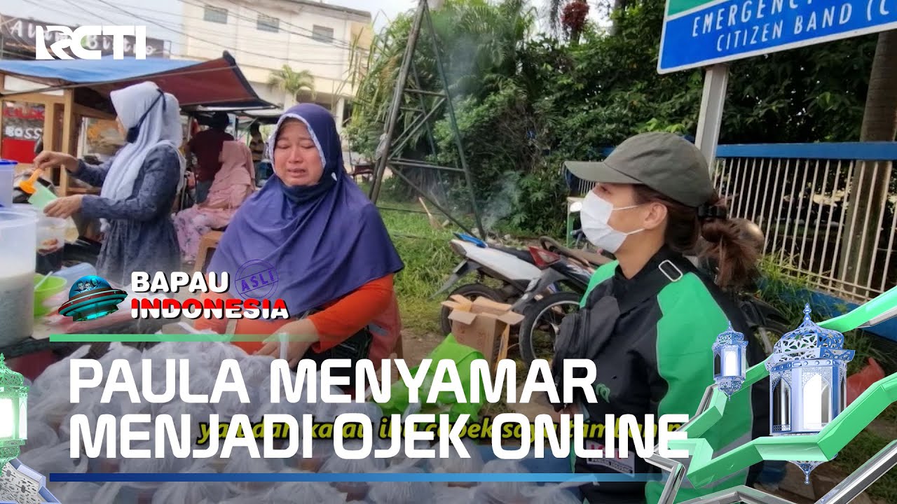 PAULA MENYAMAR MENJADI OJEK ONLINE - BAPAU ASLI INDONESIA
