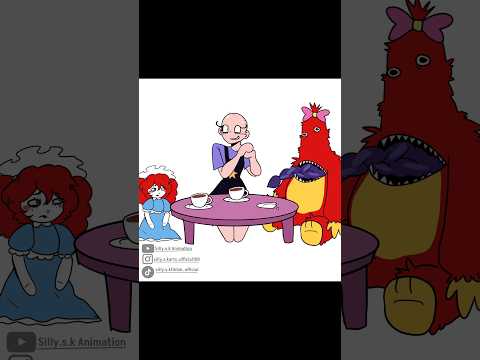 Chum was invited to Lilly Lovebraids tea party,I think he's a lil bit hungry#poppyplaytimechapter5